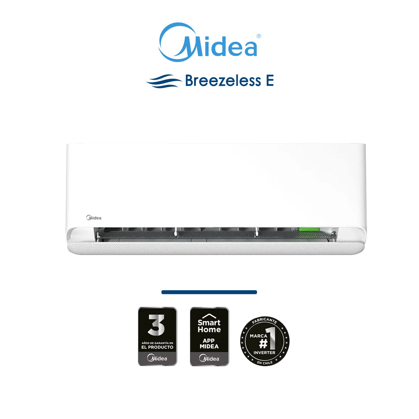 Aire Acondicionado Midea 18.000 BTU - Inverter Breezeless Wifi