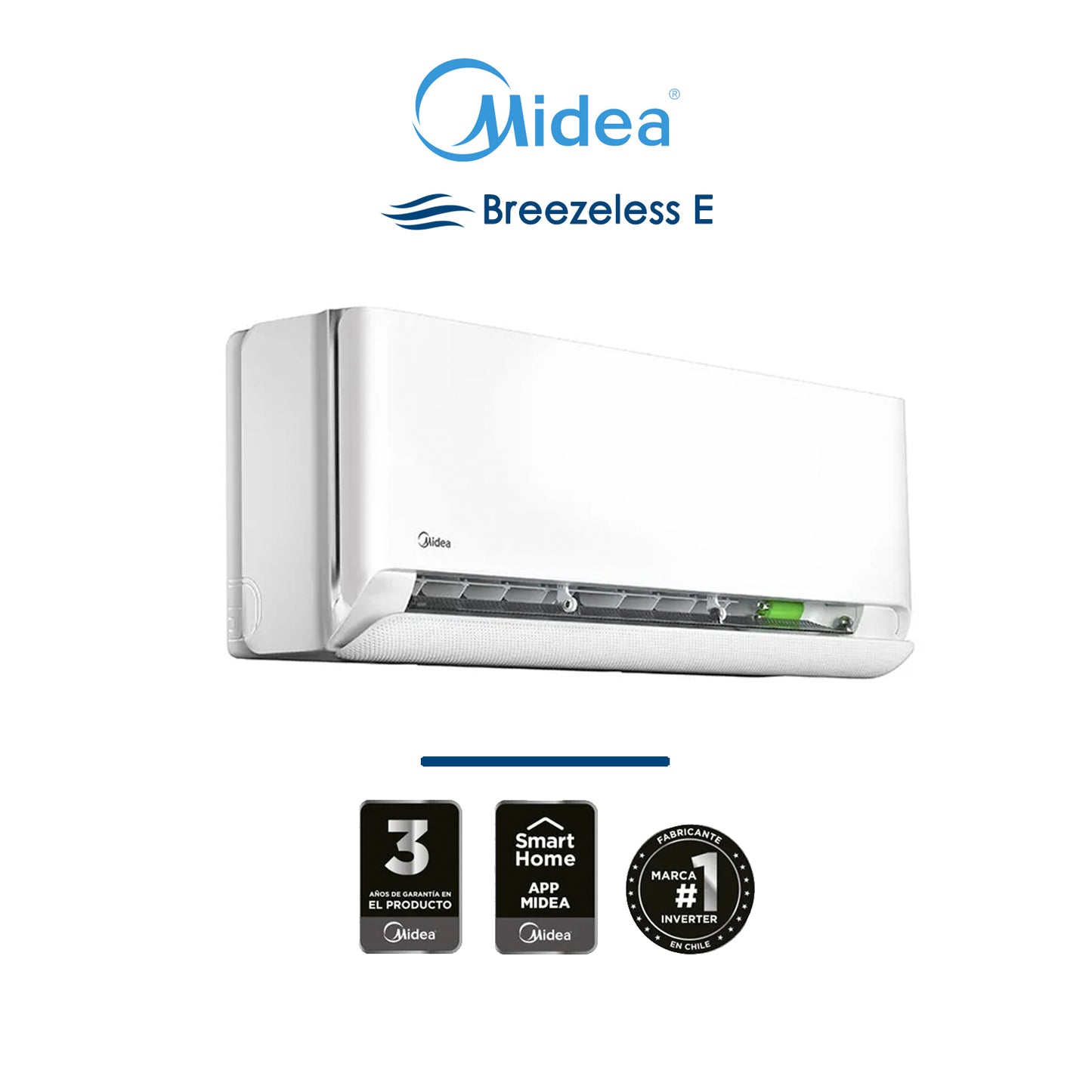 Aire Acondicionado Midea 18.000 BTU - Inverter Breezeless Wifi