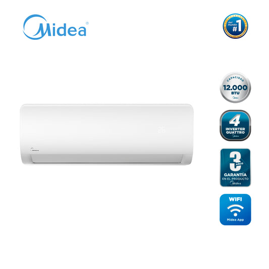 Aire Acondicionado Midea 12.000 BTU - Inverter Xtreme Dura WIFI