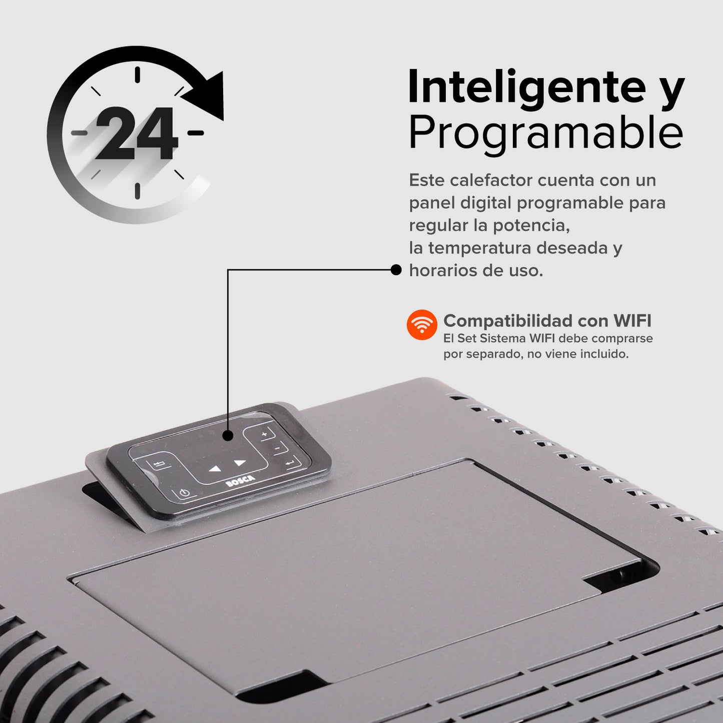 Estufa a pellet Hera+ Charcoal