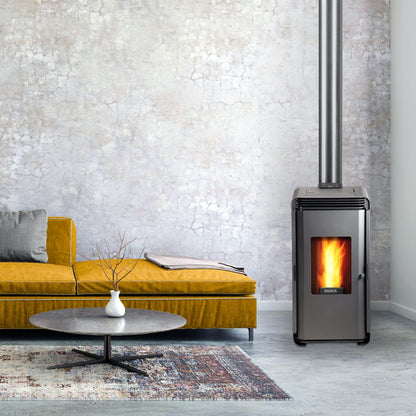 Estufa a pellet Hera+ Charcoal