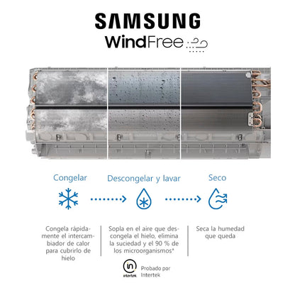 Aire Acondicionado Samsung 24.000 BTU - Wind-Free Wifi