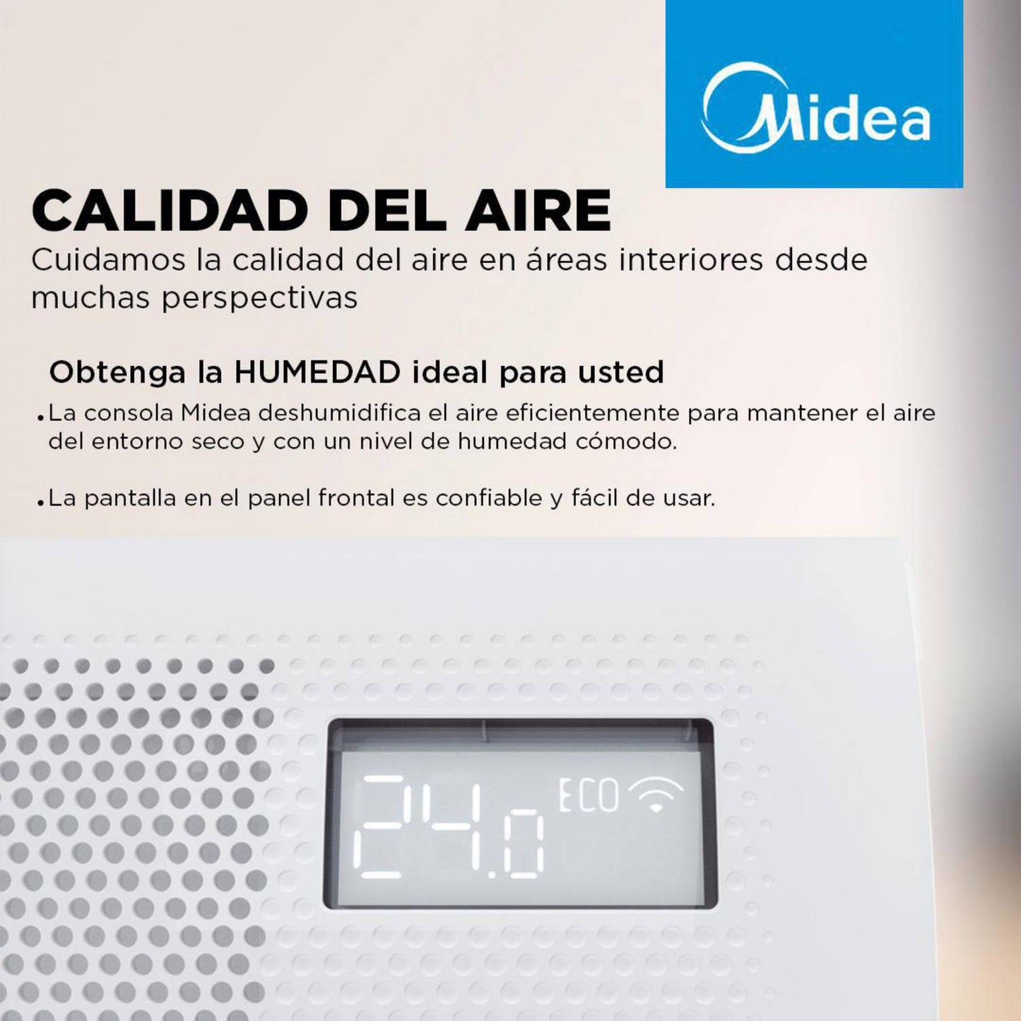 Aire Acondicionado Midea 14.000 BTU - Consola Xtreme Heat WIFI