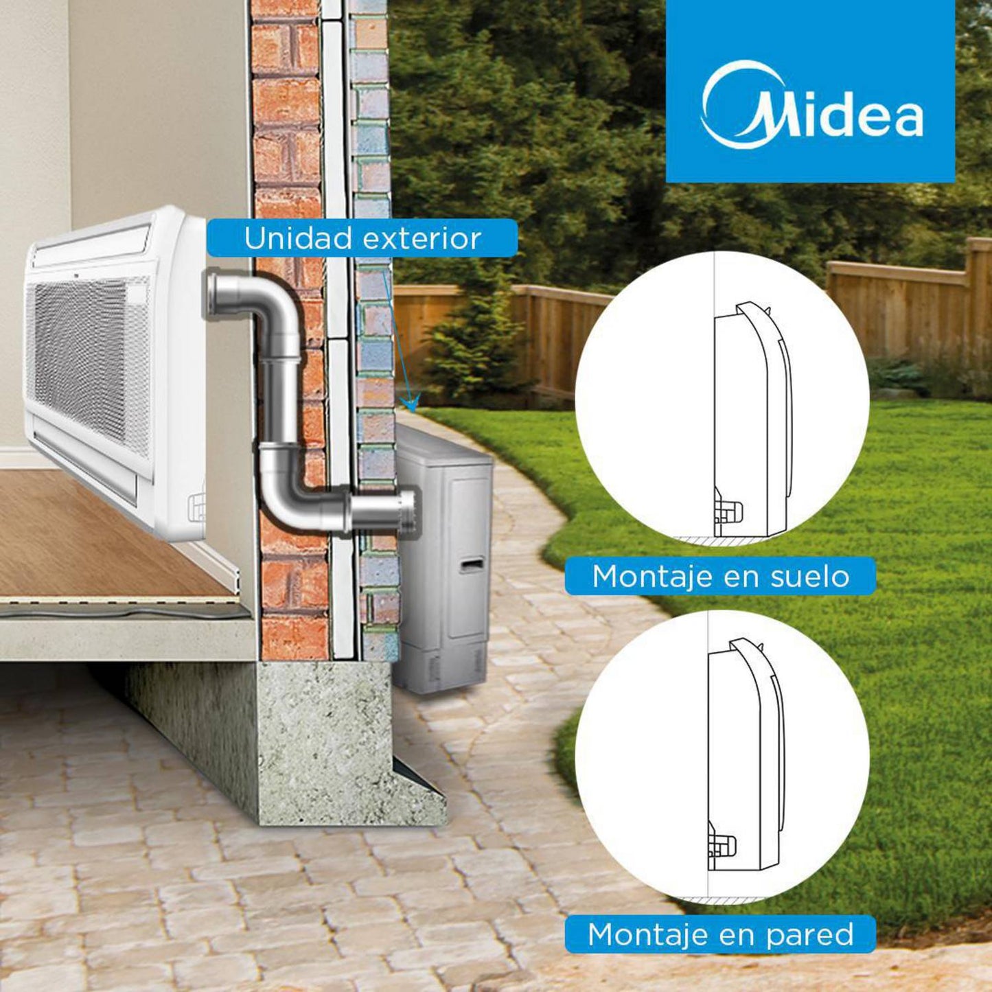 Aire Acondicionado Midea 14.000 BTU - Consola Xtreme Heat WIFI