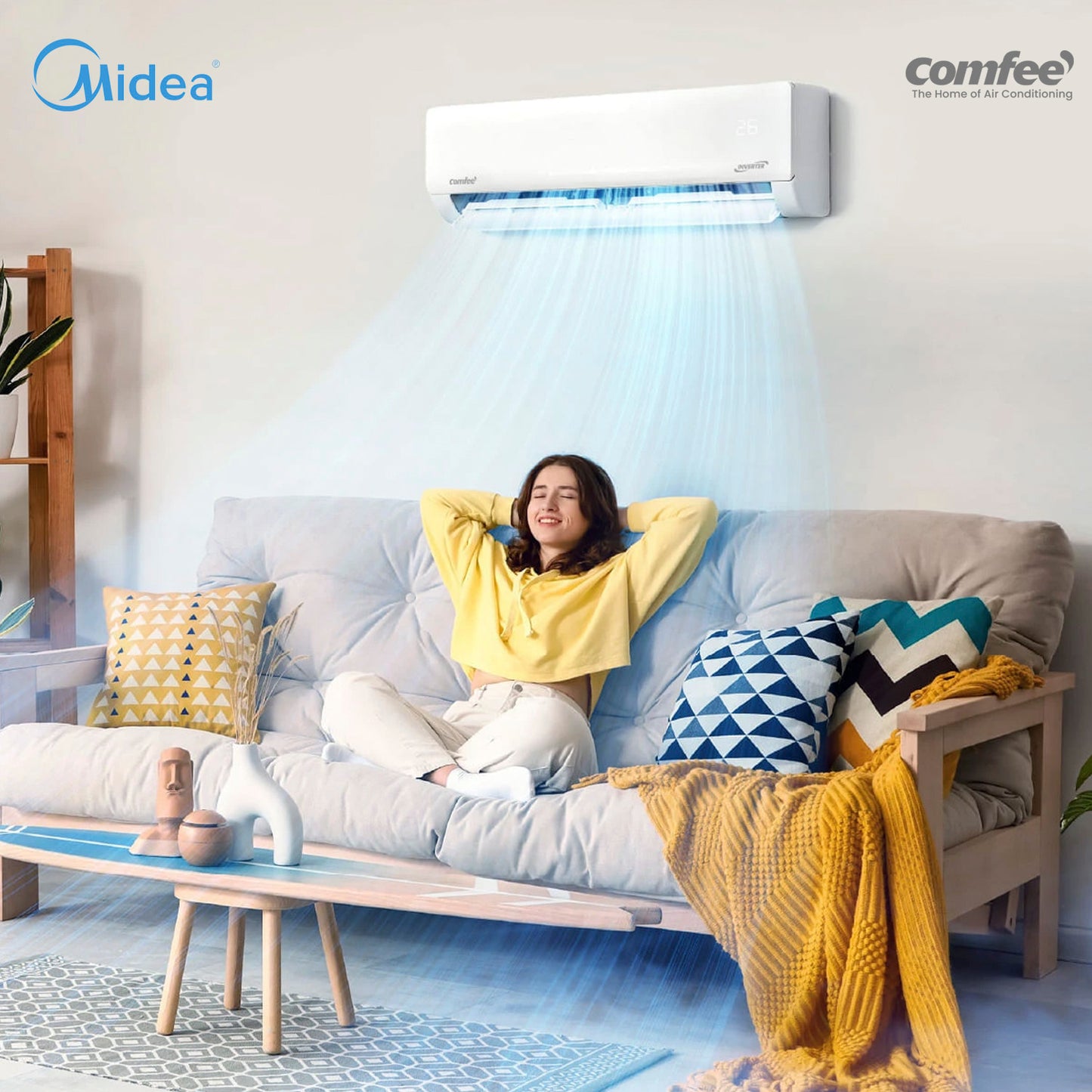 Aire Acondicionado Midea 24.000 BTU - Inverter Comfee r32