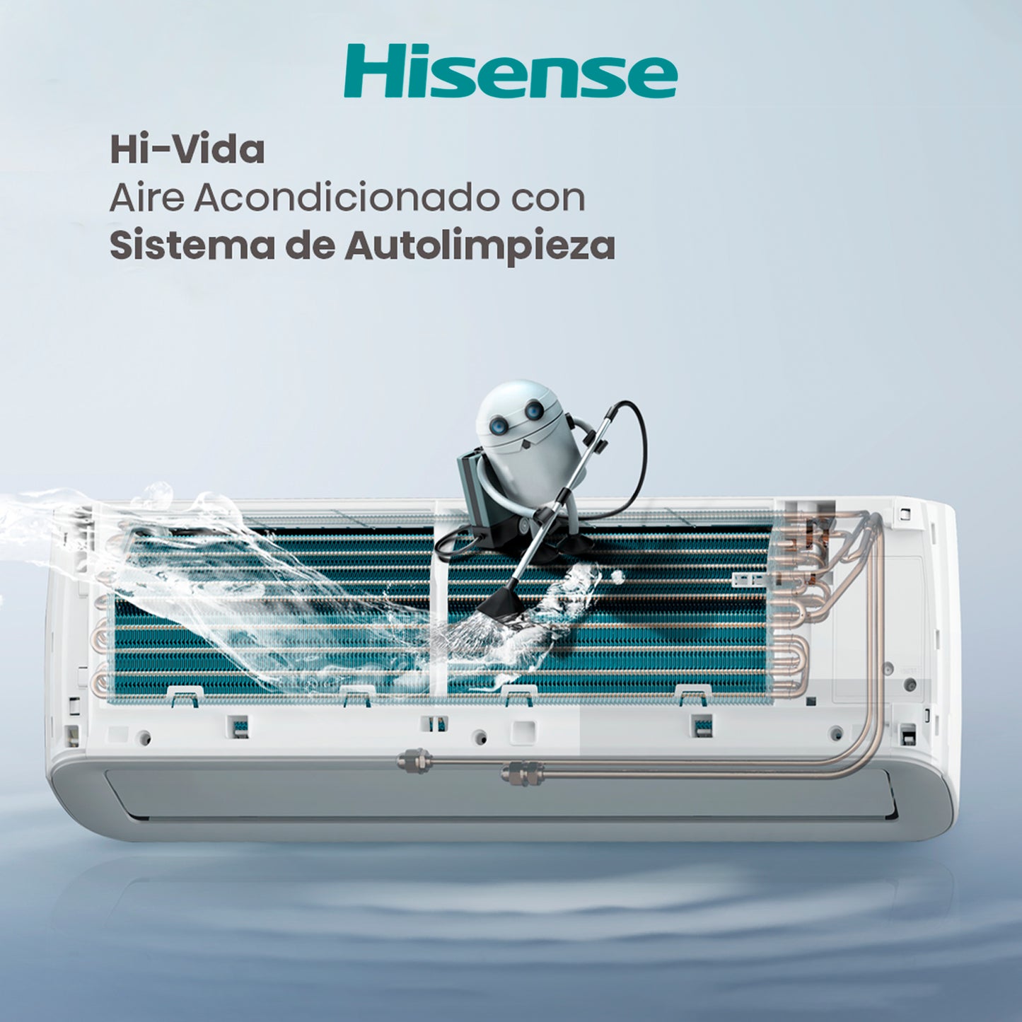 Aire Acondicionado Hisense 09.000 BTU Hi-Vida - Inverter Expert