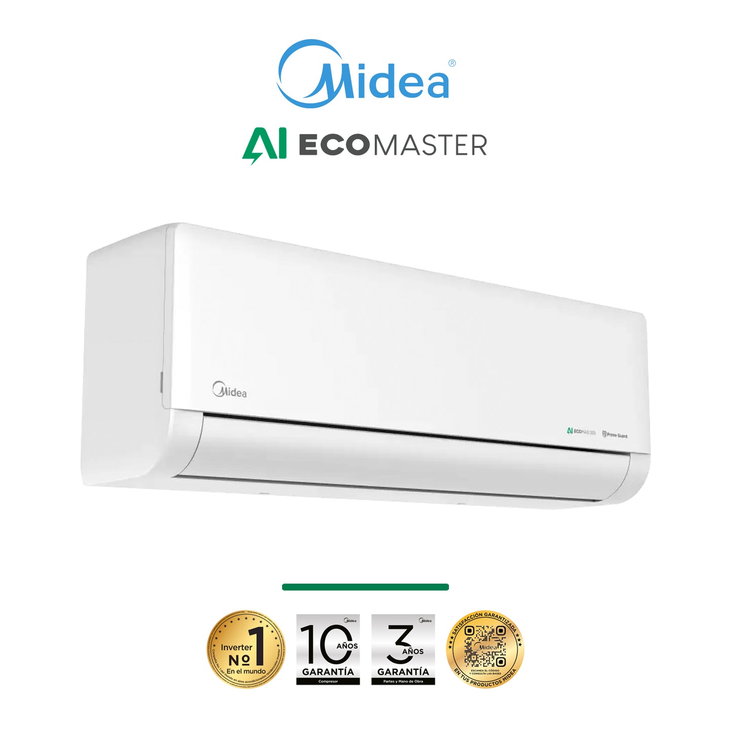 Aire Acondicionado Midea 09.000 BTU - Inverter WIFI ECOMASTER AI