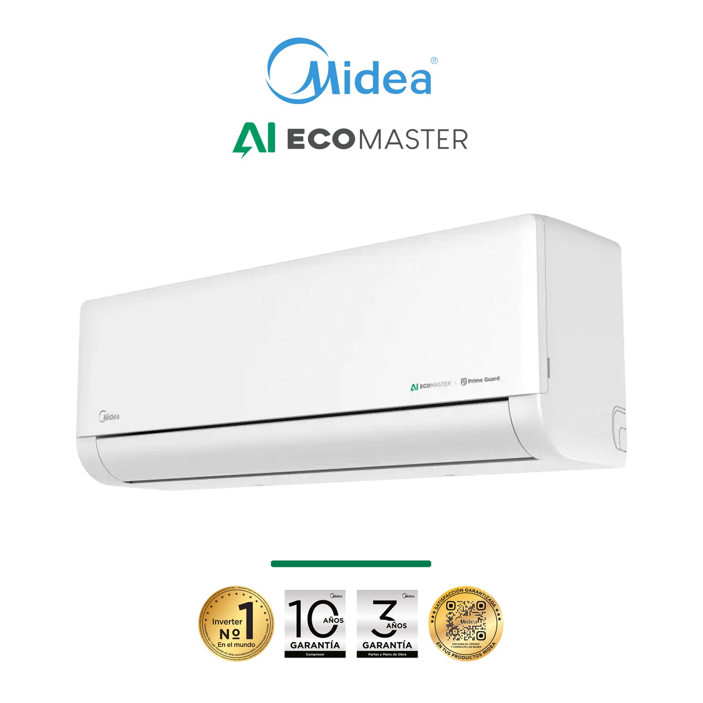 Aire Acondicionado Midea 09.000 BTU - Inverter WIFI ECOMASTER AI