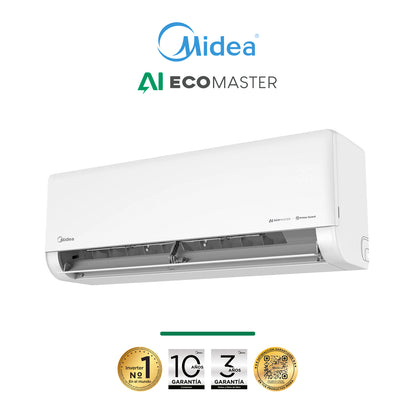 Aire Acondicionado Midea 12.000 BTU - Inverter WIFI ECOMASTER AI