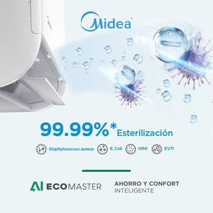 Aire Acondicionado Midea 12.000 BTU - Inverter WIFI ECOMASTER AI