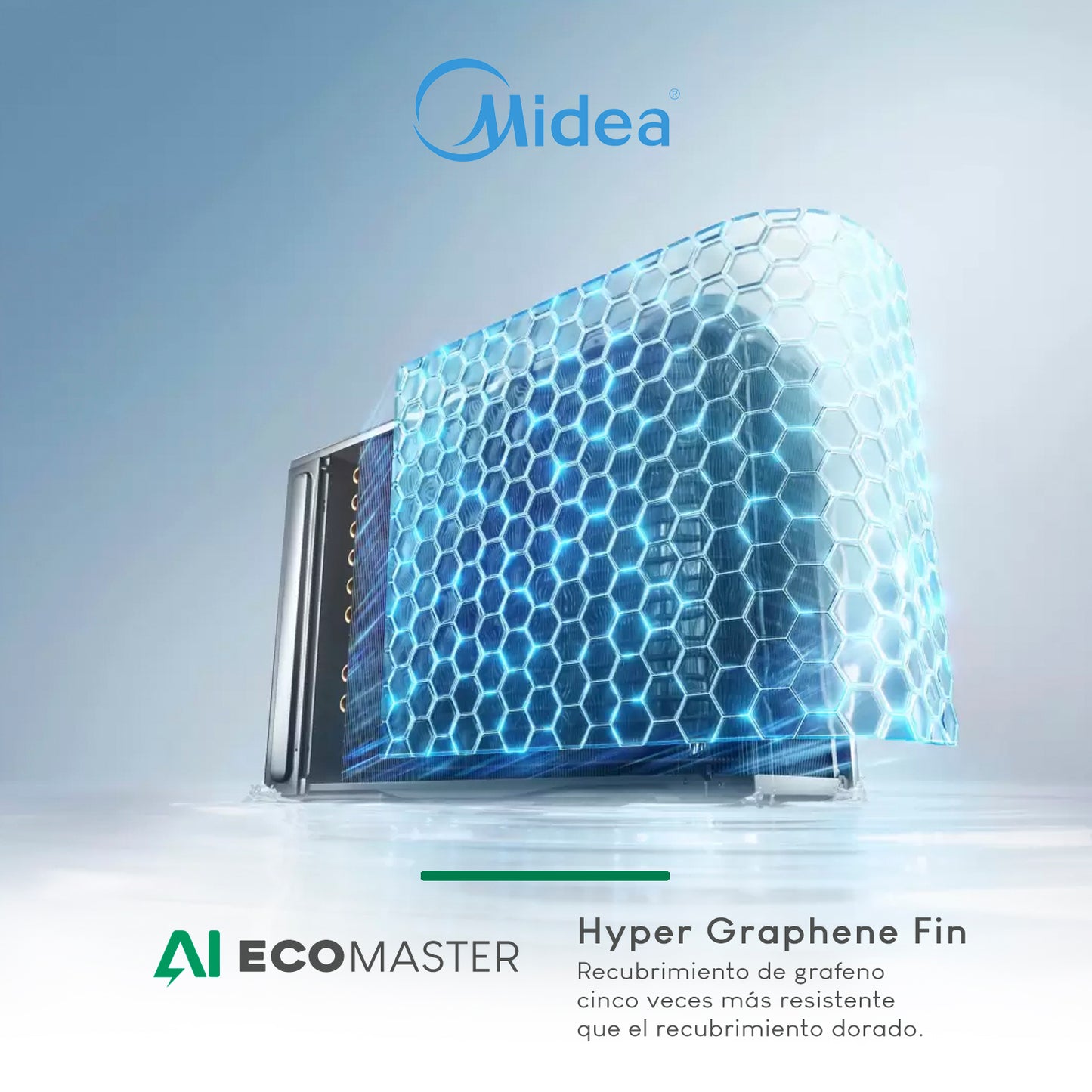 Aire Acondicionado Midea 09.000 BTU - Inverter WIFI ECOMASTER AI
