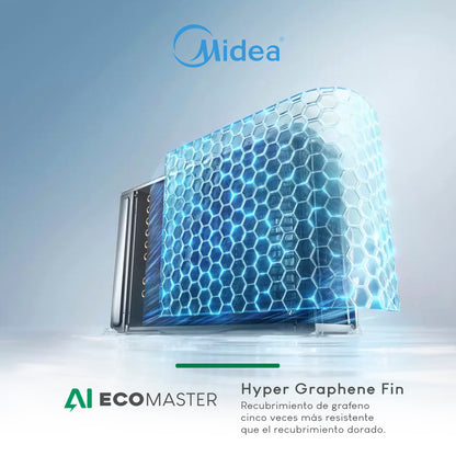 Aire Acondicionado Midea 09.000 BTU - Inverter WIFI ECOMASTER AI