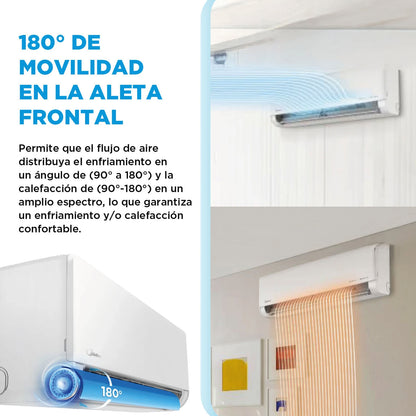 Aire Acondicionado Midea 12.000 BTU - Inverter WIFI ECOMASTER AI