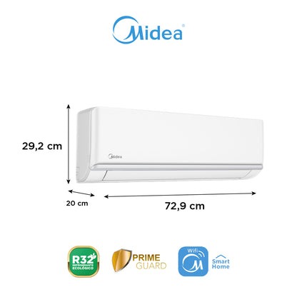 Aire Acondicionado Midea 09.000 BTU - Inverter Xtra r32