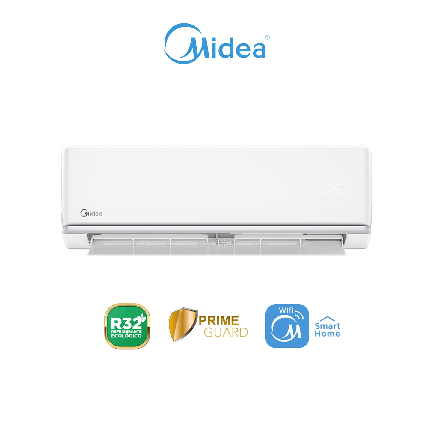 Aire Acondicionado Midea 09.000 BTU - Inverter Xtra r32