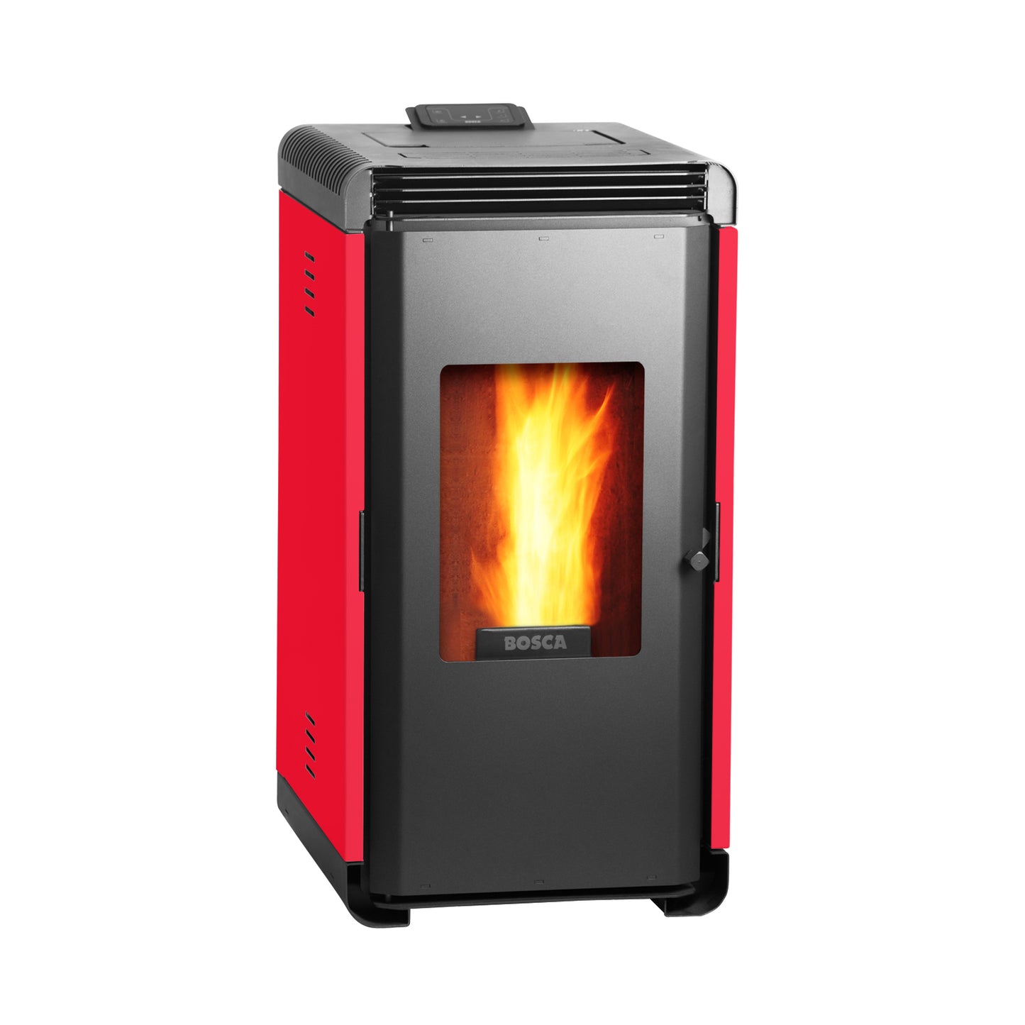 Estufa a Pellet Hera + Rojo + Kit de Instalación